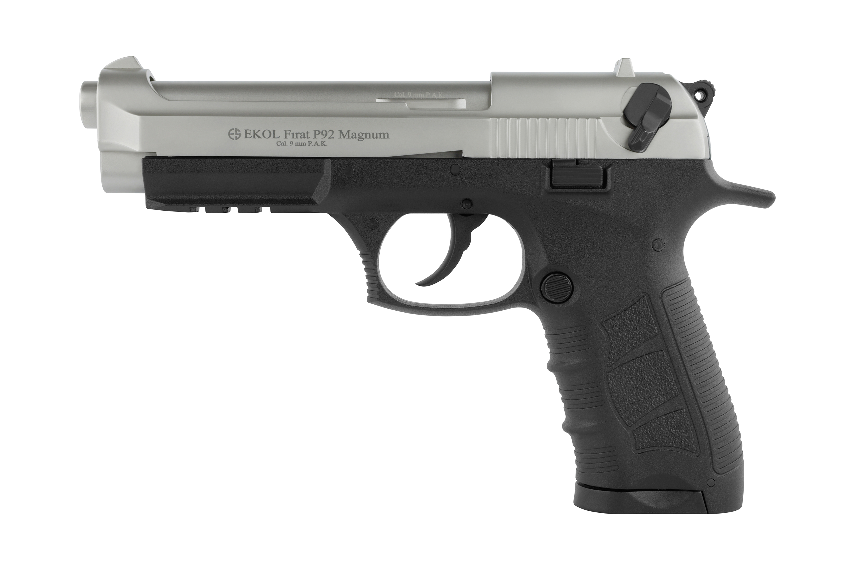 EKOL Firat P92 Magnum Nickel 9mm P.A.K. - Gas Signal