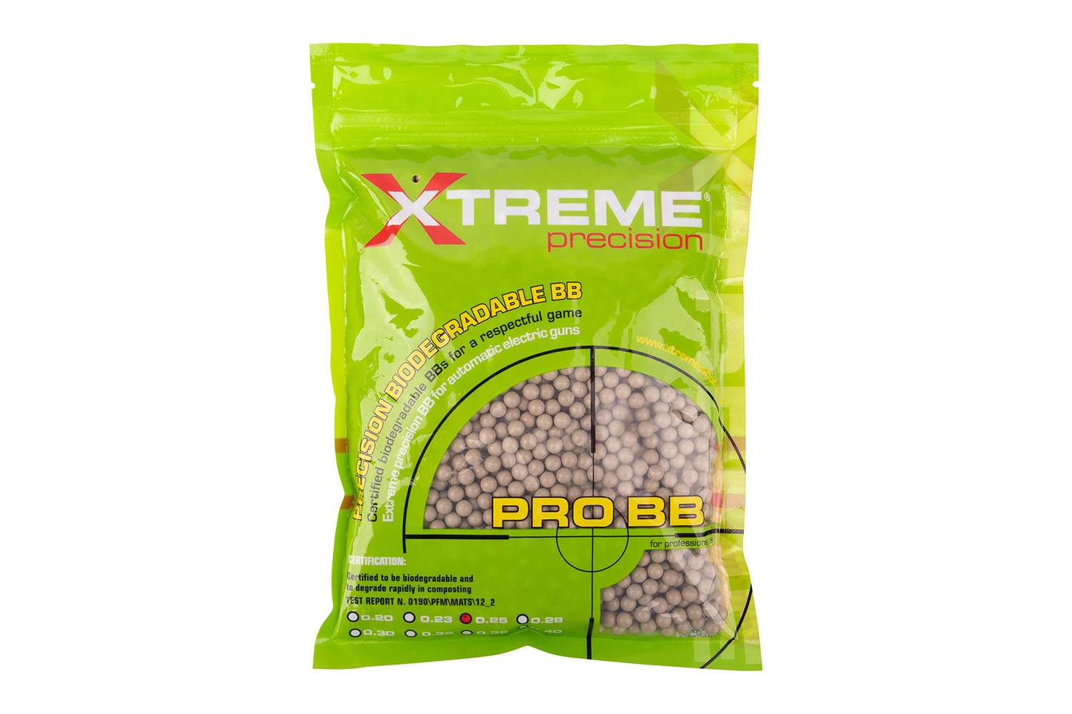 Evolution Xtreme Precision 6mm BIO BBs Dark Earth 0,25 g 2.800 Stück