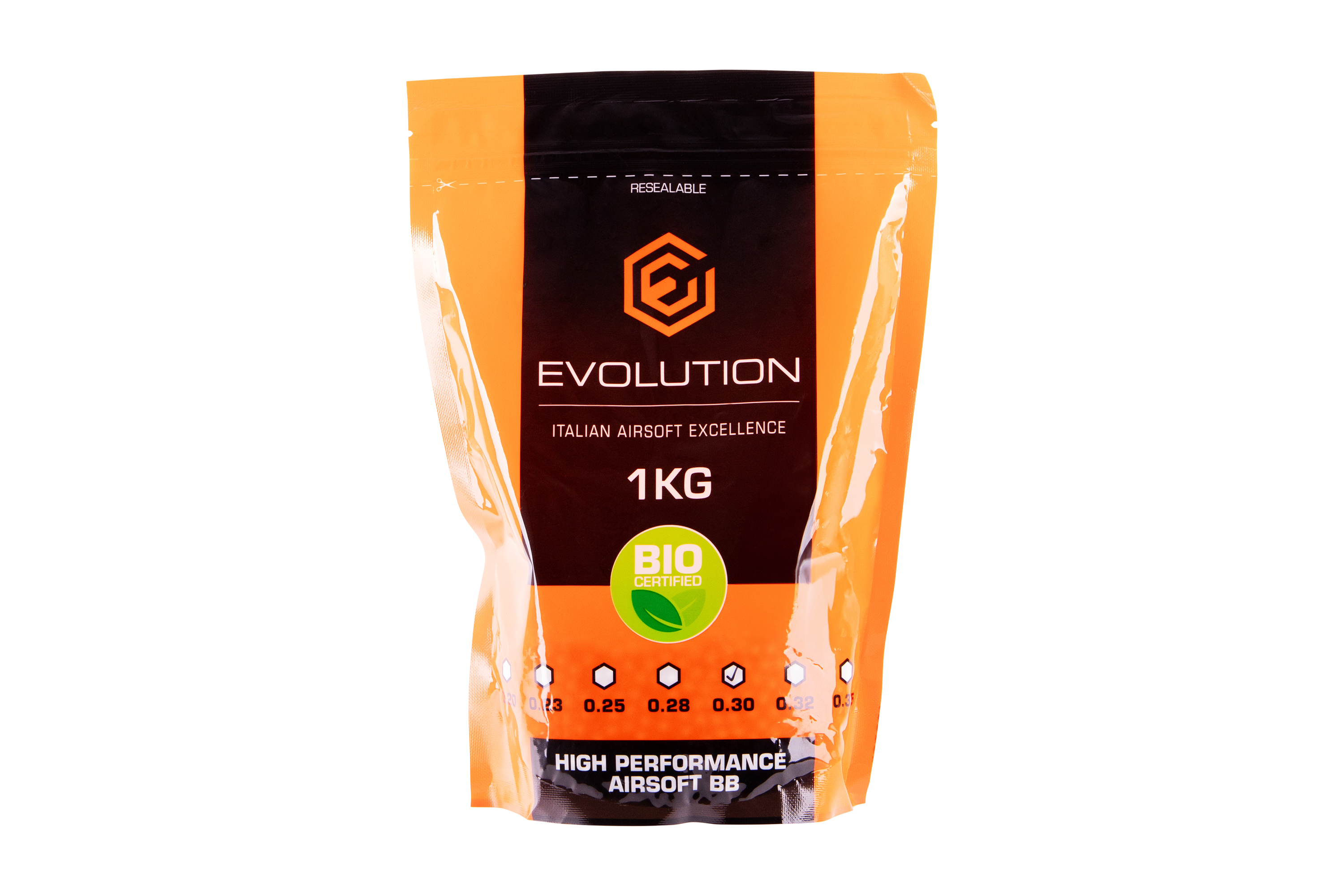 Evolution High Performance Airsoft BIO BBs 6 mm 0,30 g 3.330 Stück