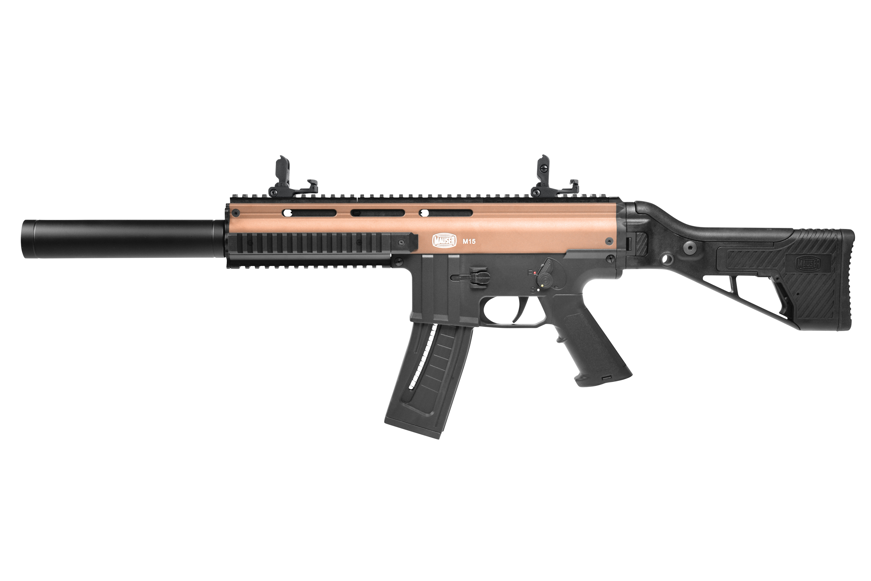 MAUSER M15 SD Burnt Bronze Cerakote .22lr HV - Selbstladebüchse