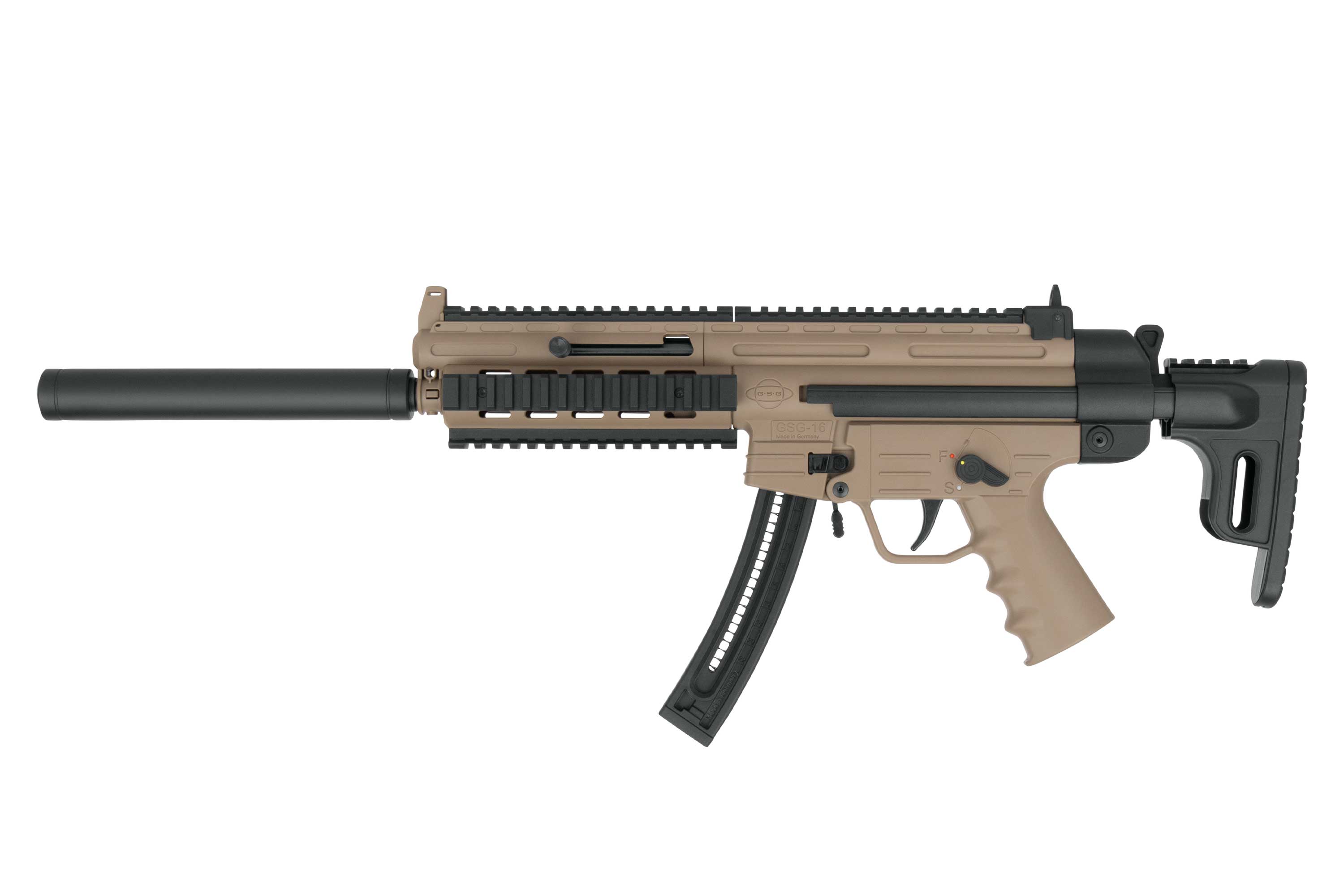 GSG-16 US Tan .22lr HV - Selbstladebüchse