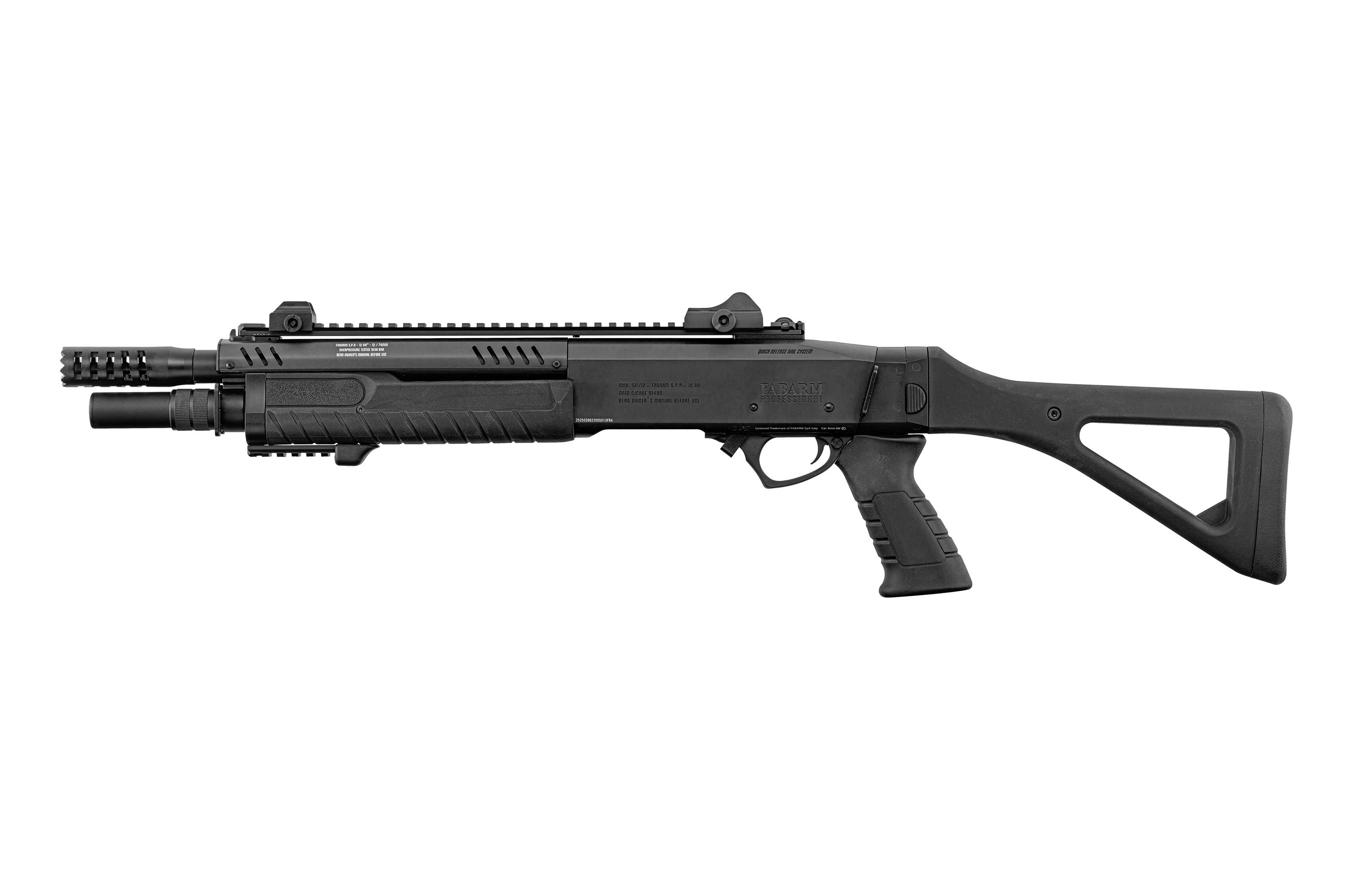 FABARM STF12 Compact schwarz 6mm - Airsoft Gas Non BlowBack