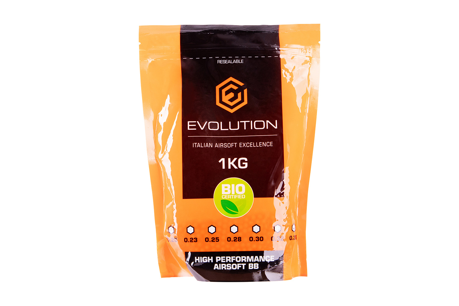 Evolution High Performance Airsoft BIO BBs 6 mm 0,35 g 2.850 Stück