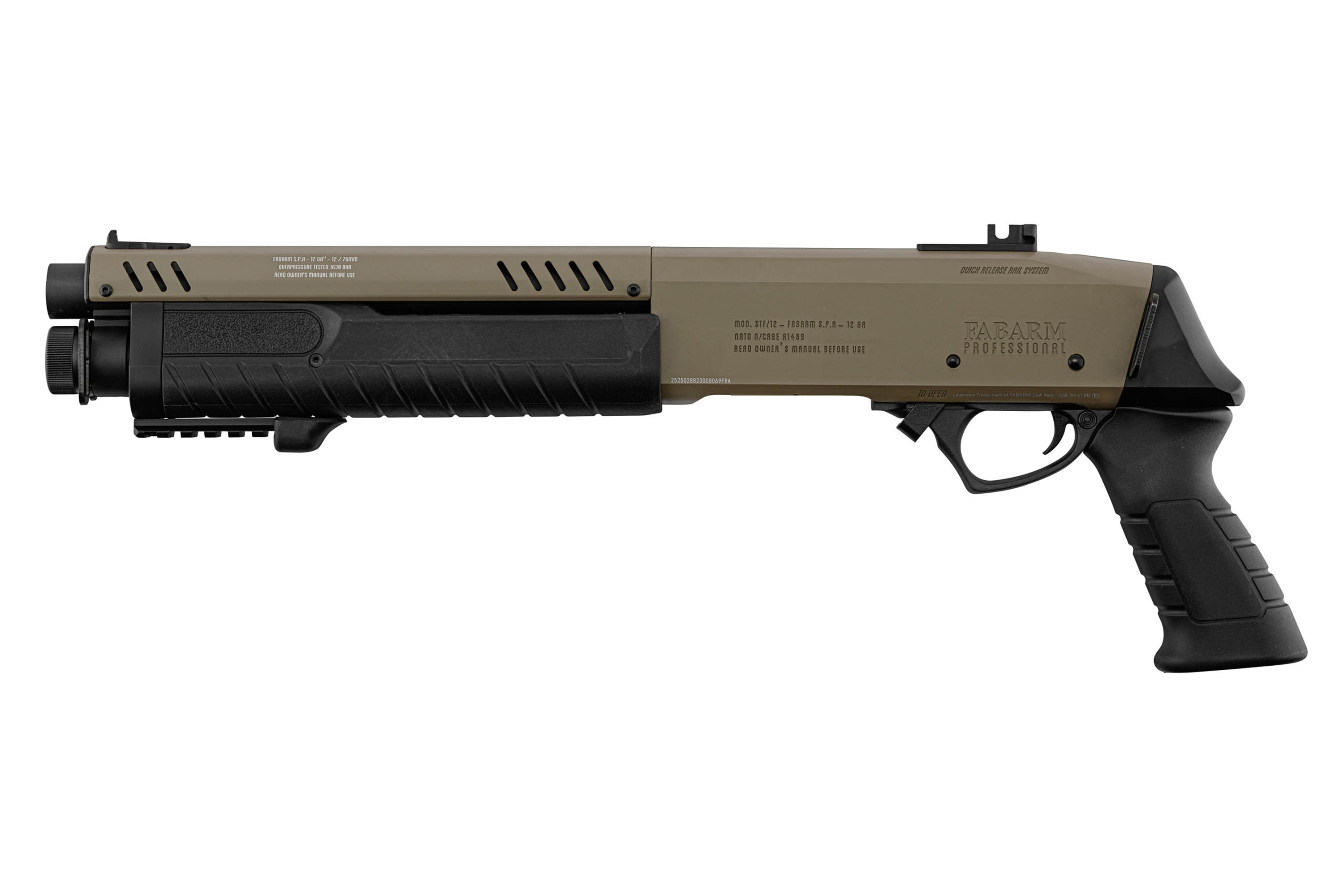 FABARM STF12 Initial short US Tan 6mm - Airsoft Gas Non BlowBack