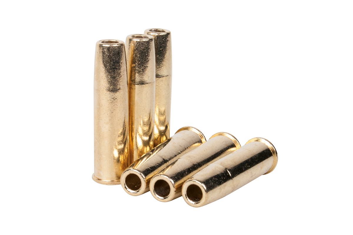 Schofield Revolver & Barra 1866 Hülsen 6 Stück 4,5mm - Druckluft Co2