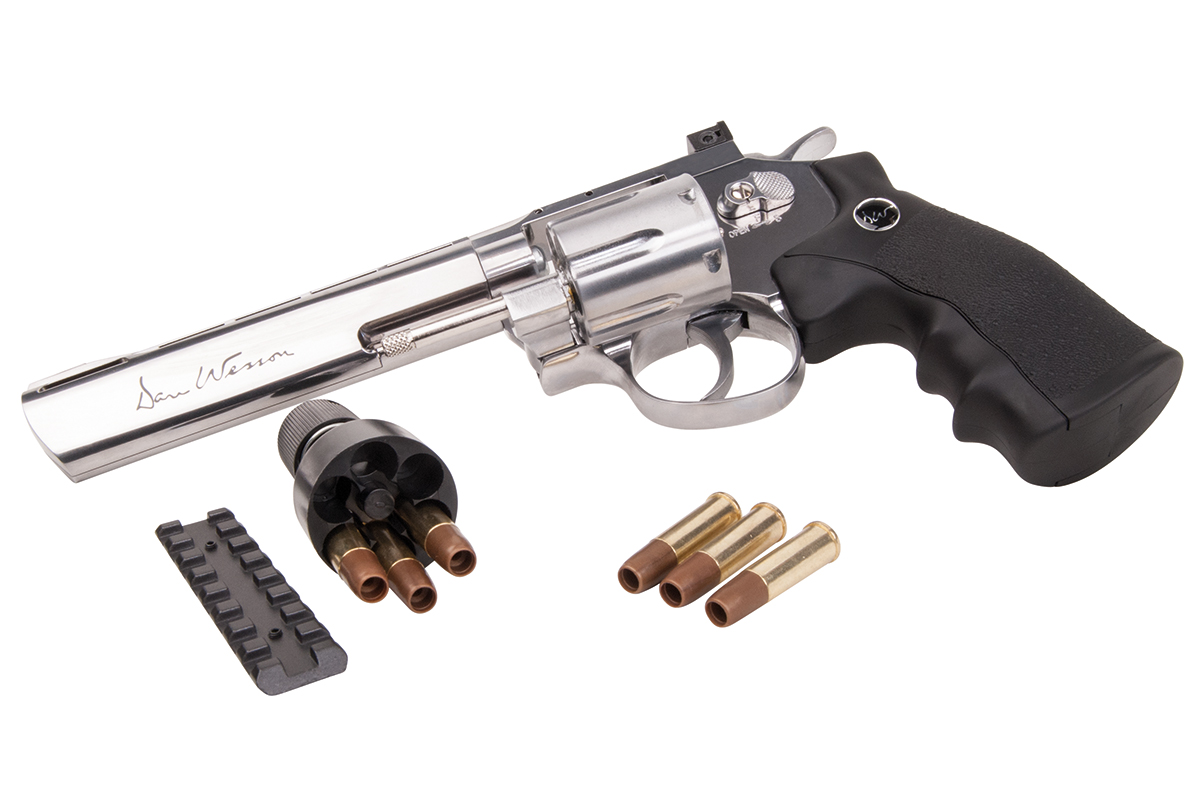 Dan Wesson 6'' Silber 6mm - Airsoft Co2 Non BlowBack