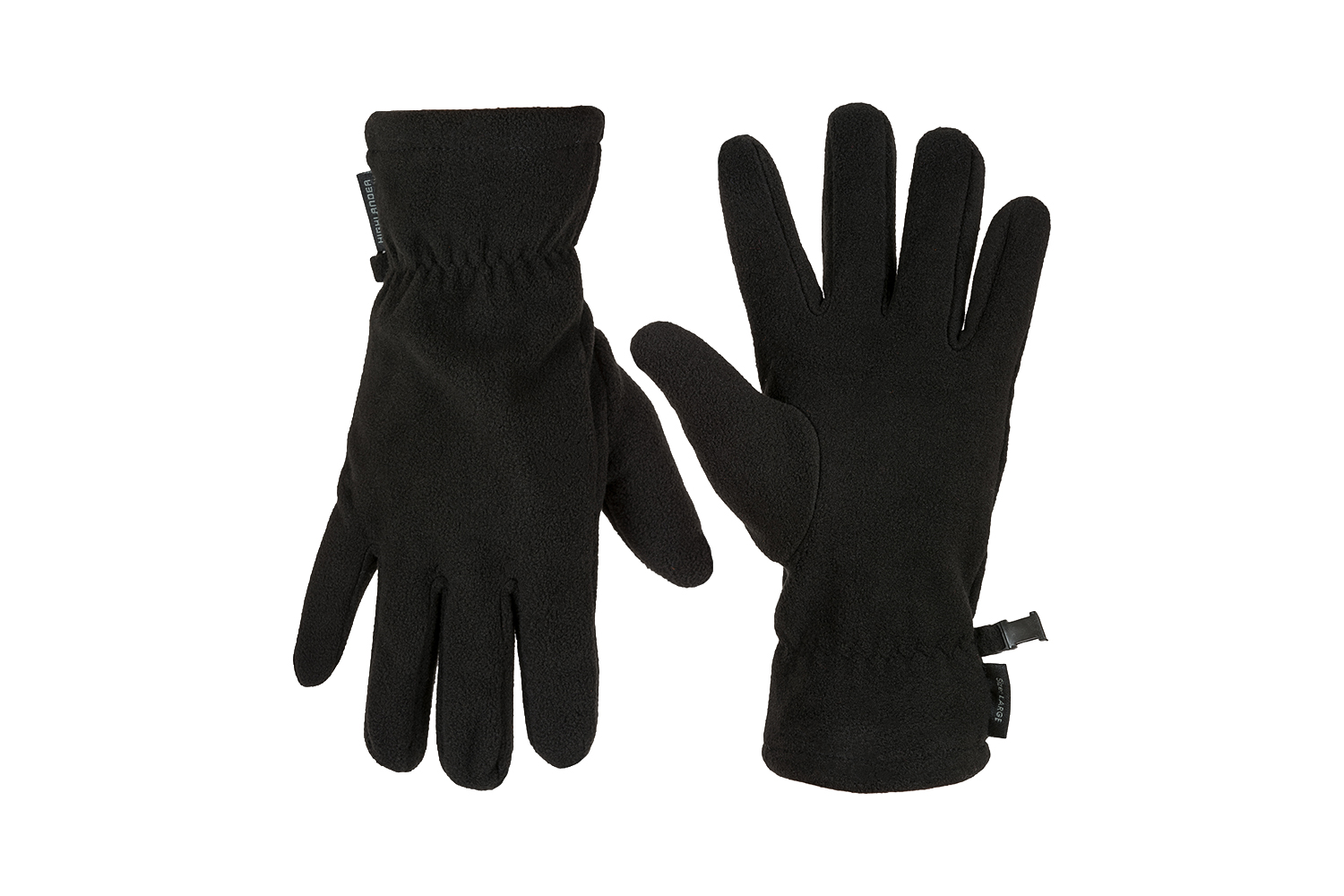 Highlander Forces Fleece Handschuhe Schwarz