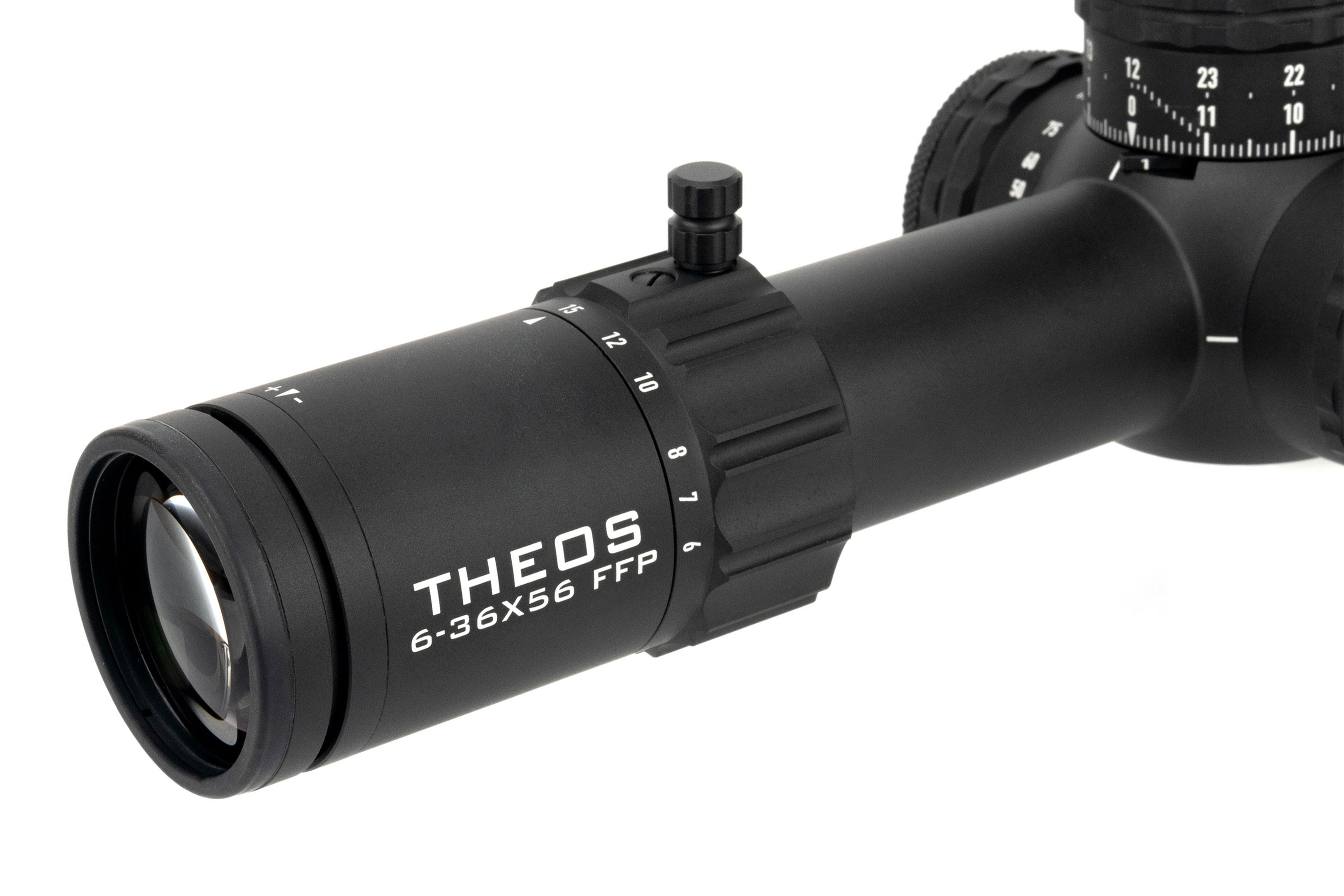 Element Optics Theos | 6-36x56 | APR-2D MRAD FFP Schwarz