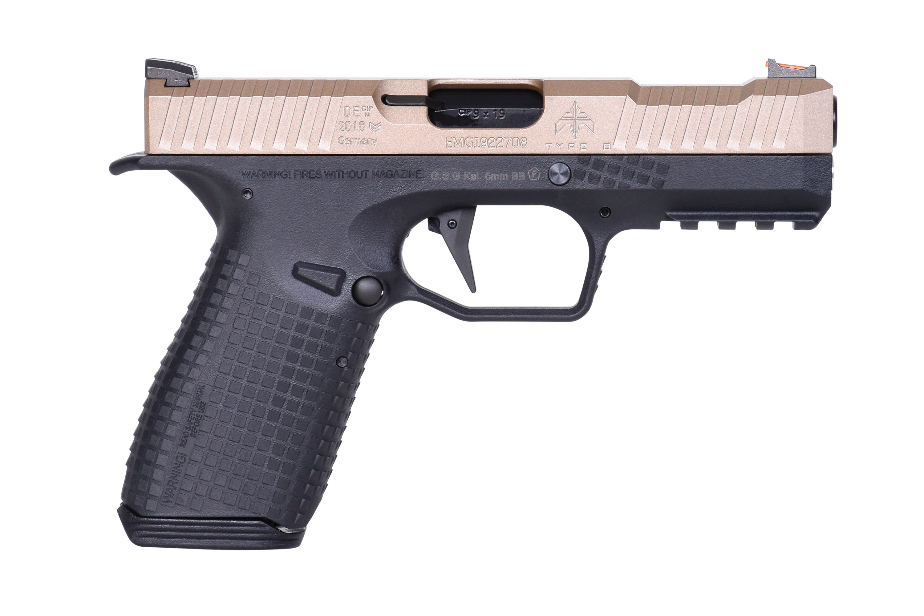 Archon Firearms Type B Pistol Bicolor 6mm - Airsoft Gas BlowBack