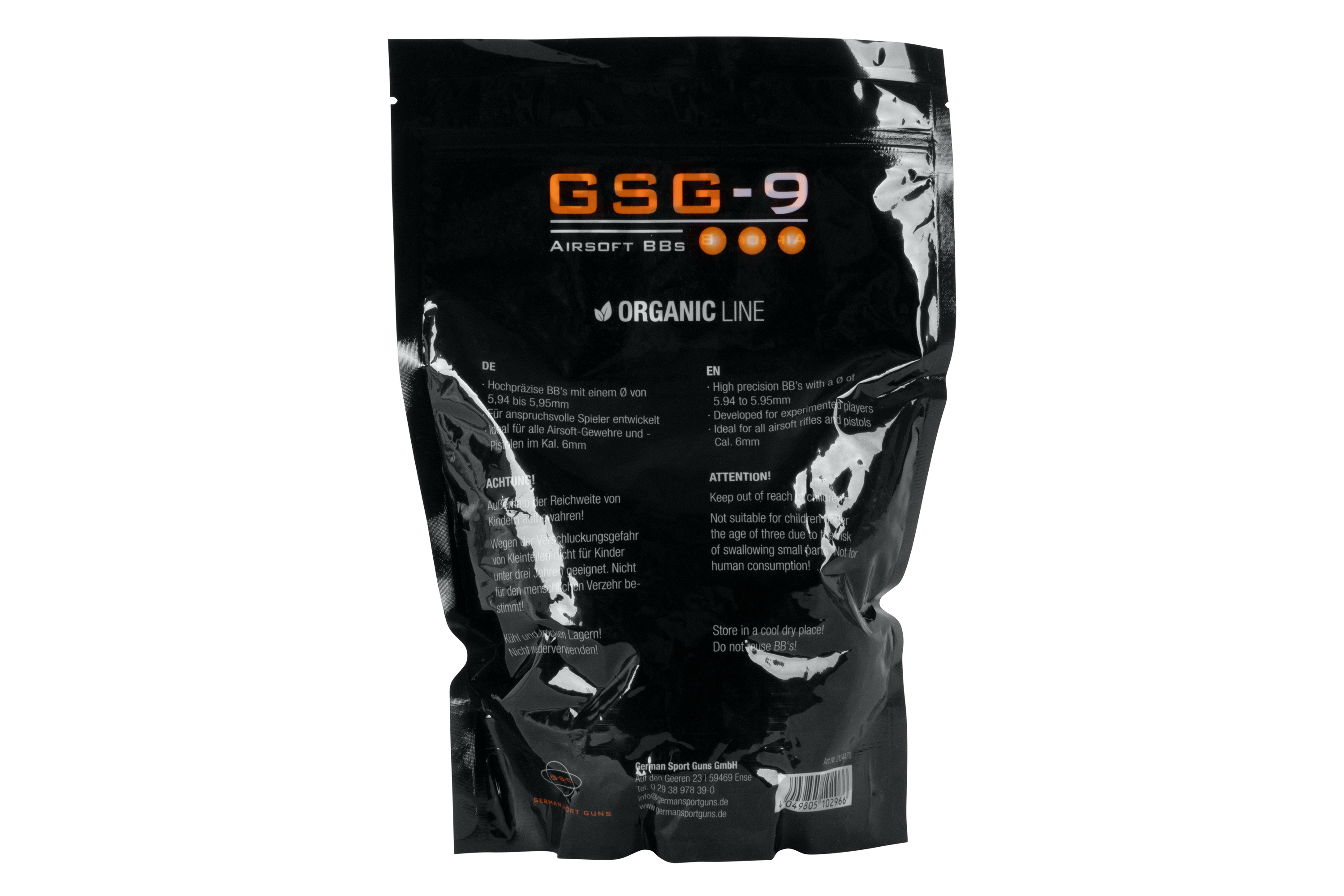 GSG-9 Organic Line 6 mm BIO BBs Weiß 0,20 g 5.000 Stück
