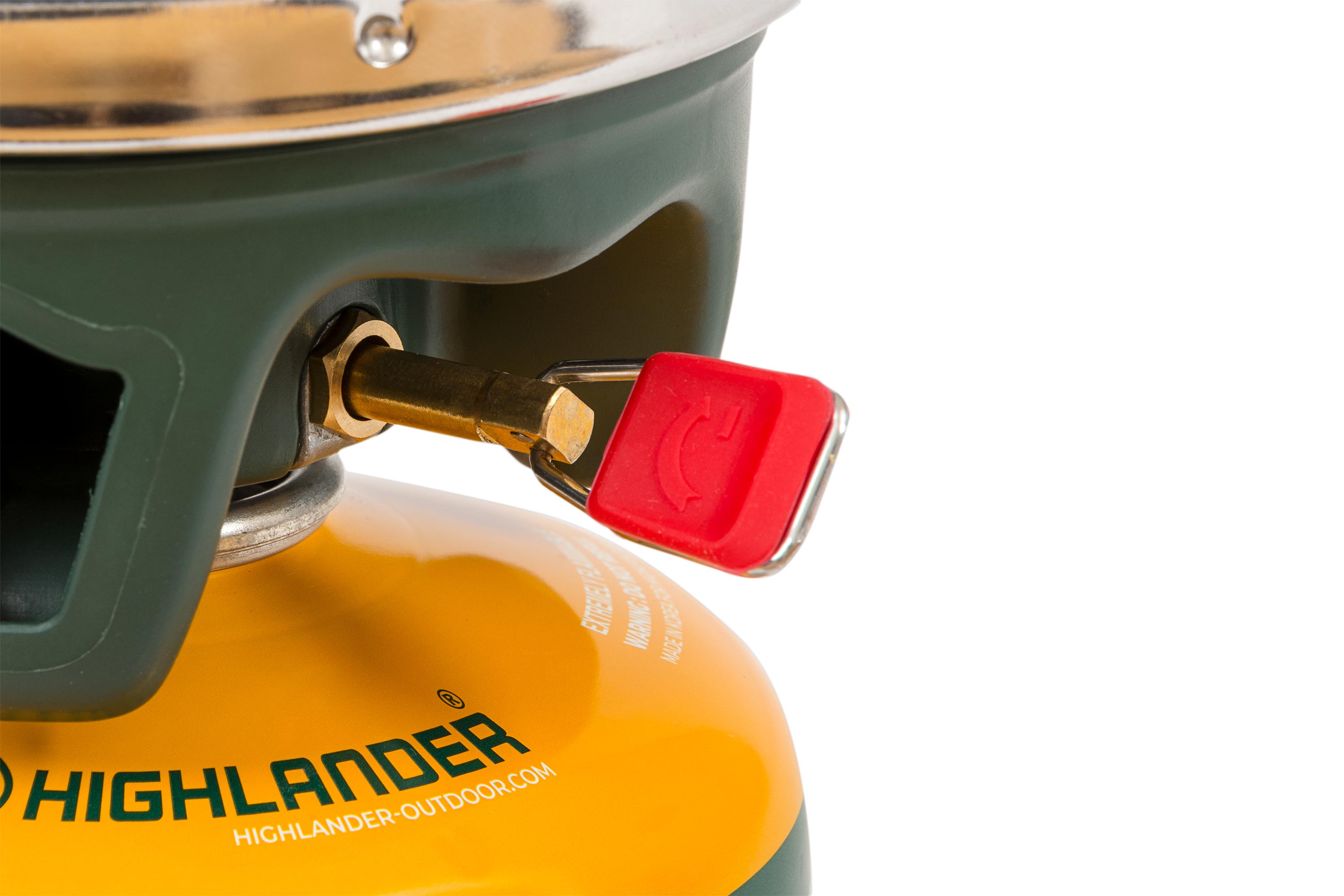 Highlander Forces Fast Boil Camping Gaskocher 1,1l Oliv